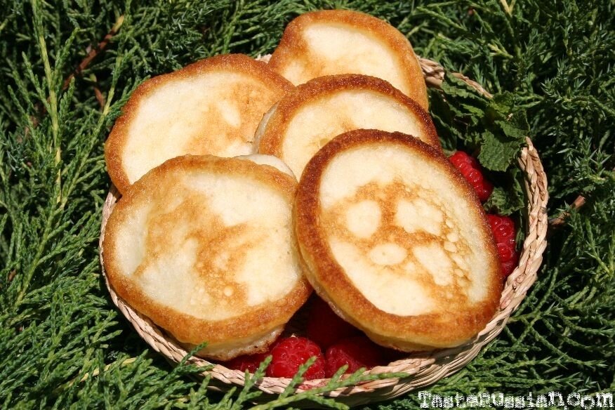 Russian pancakes. Oladi